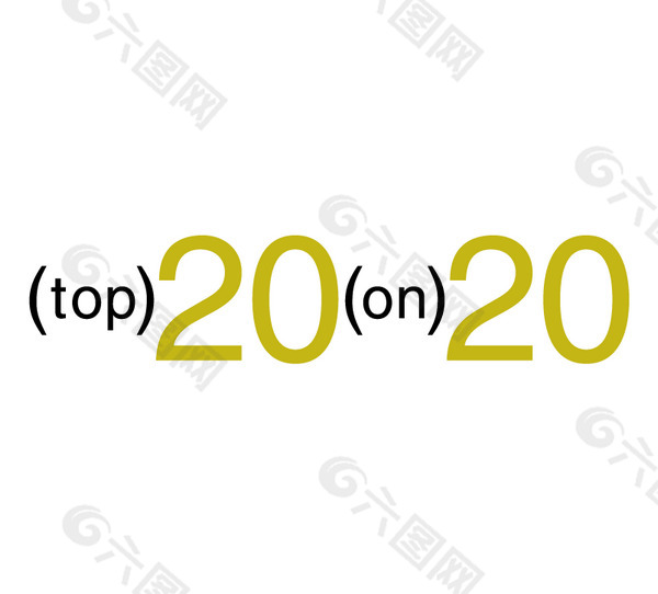 Top 20 on 20 logo设计欣赏 Top 20 on 20下载标志设计欣赏