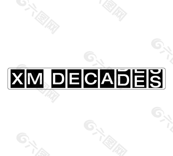 XM Decades logo设计欣赏 XM Decades下载标志设计欣赏