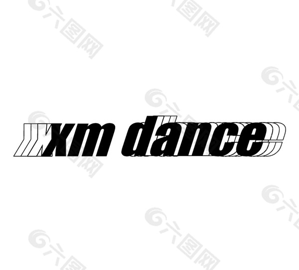 XM Dance logo设计欣赏 XM Dance下载标志设计欣赏