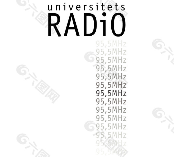 Universitets Radio logo设计欣赏 Universitets Radio下载标志设计欣赏
