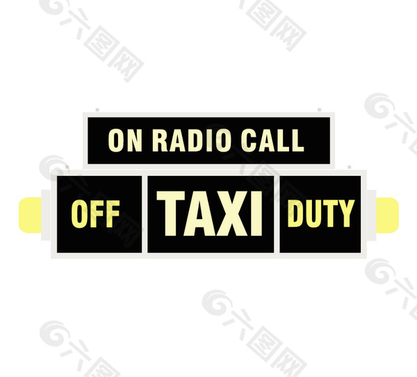 Taxi on Radio Call logo设计欣赏 Taxi on Radio Call下载标志设计欣赏