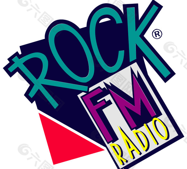 Rock FM Radio logo设计欣赏 Rock FM Radio下载标志设计欣赏