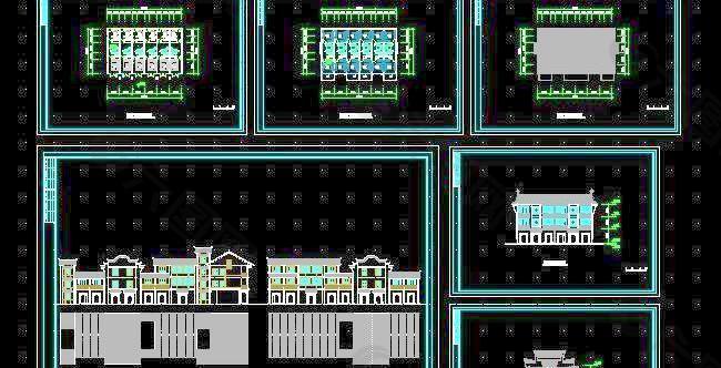 某市三层商业住宅楼施工设计图