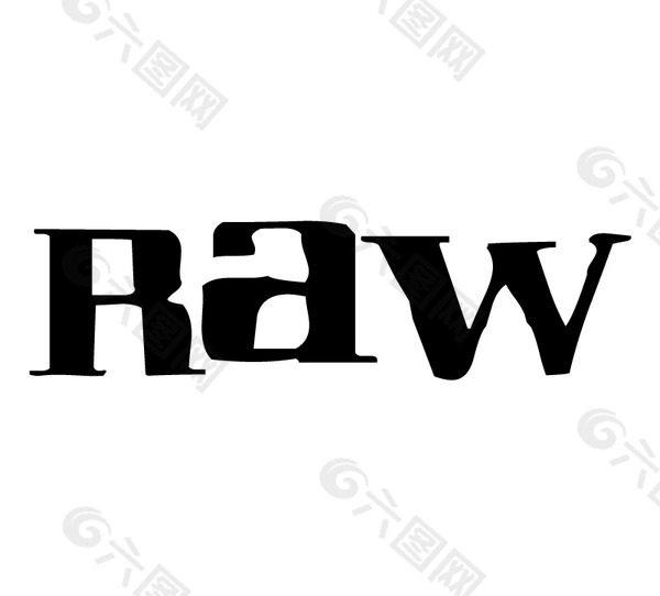 RAW logo设计欣赏 RAW下载标志设计欣赏