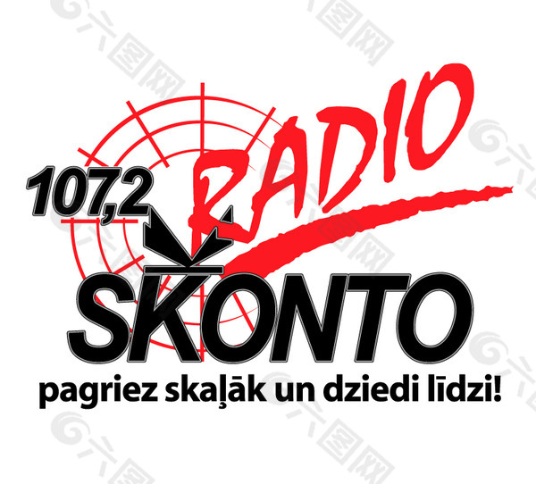 Radio Skonto logo设计欣赏 Radio Skonto下载标志设计欣赏