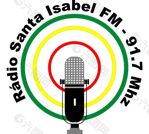 Radio Santa Isabel logo设计欣赏 Radio Santa Isabel下载标志设计欣赏