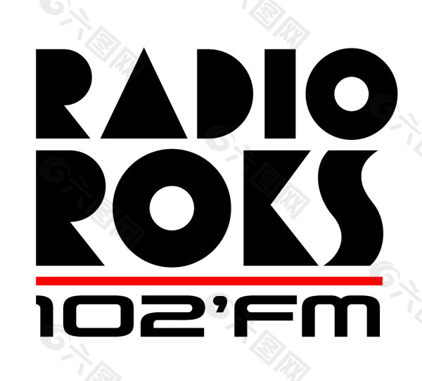 Radio ROKS(2) logo设计欣赏 Radio ROKS(2)下载标志设计欣赏