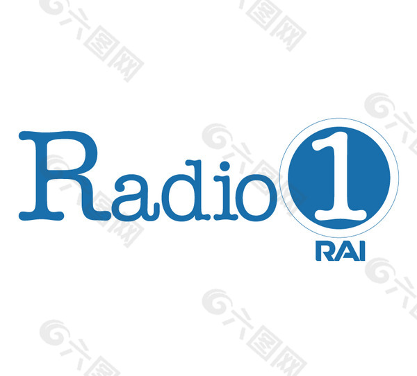 Radio RAI 1 logo设计欣赏 Radio RAI 1下载标志设计欣赏