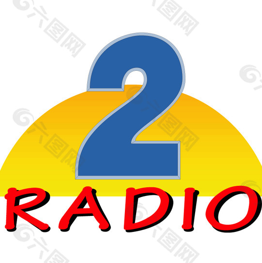 Radio 2 logo设计欣赏 Radio 2下载标志设计欣赏