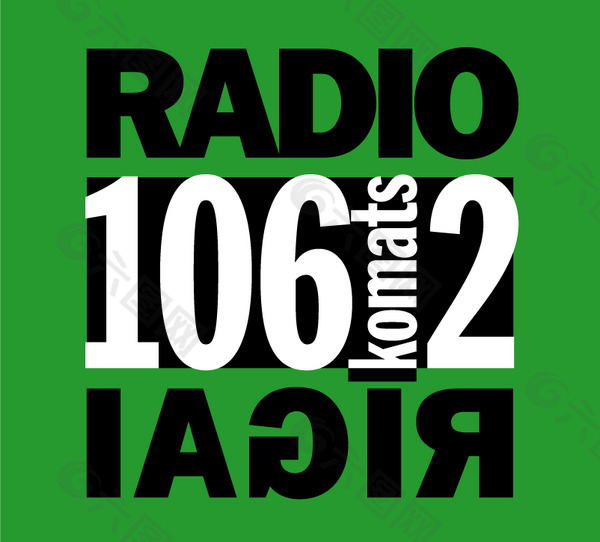 Radio 106 2 logo设计欣赏 Radio 106 2下载标志设计欣赏