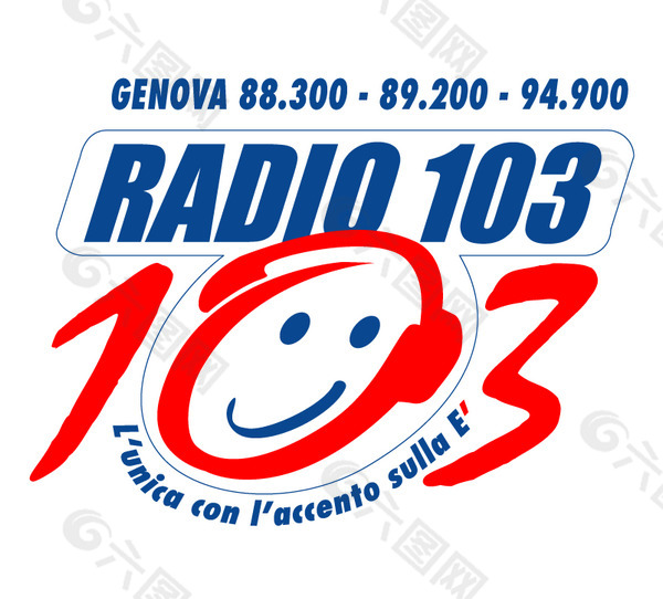 Radio 103 Liguria(1) logo设计欣赏 Radio 103 Liguria(1)下载标志设计欣赏