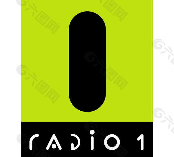Radio 1(2) logo设计欣赏 Radio 1(2)下载标志设计欣赏
