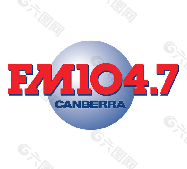 FM 104 7 logo设计欣赏 FM 104 7下载标志设计欣赏