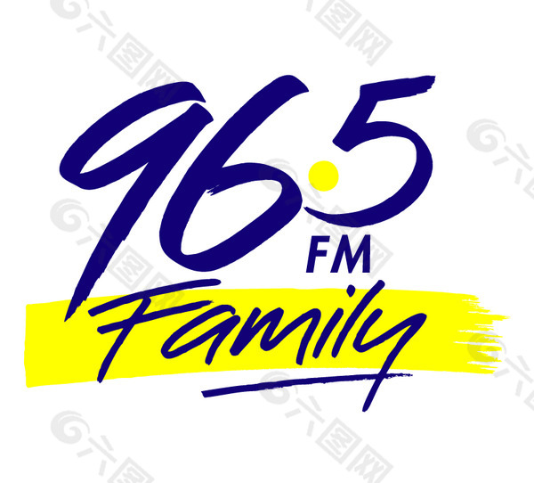 Family Radio 96 5 FM logo设计欣赏 Family Radio 96 5 FM下载标志设计欣赏