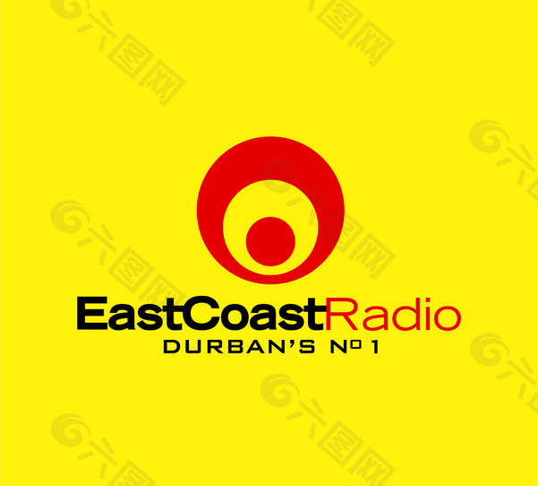 East Coast Radio logo设计欣赏 East Coast Radio下载标志设计欣赏