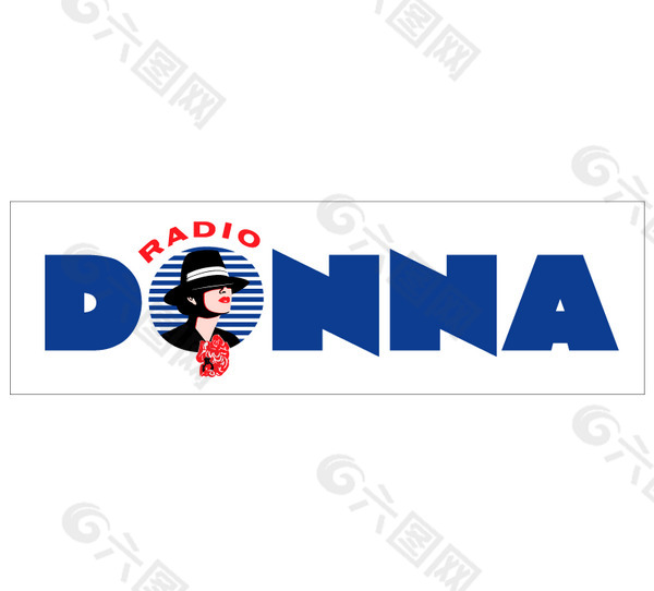 Donna Radio(1) logo设计欣赏 Donna Radio(1)下载标志设计欣赏