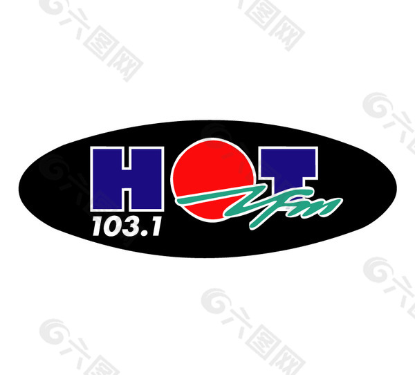 DMG HOT FM Townsville logo设计欣赏 DMG HOT FM Townsville下载标志设计欣赏