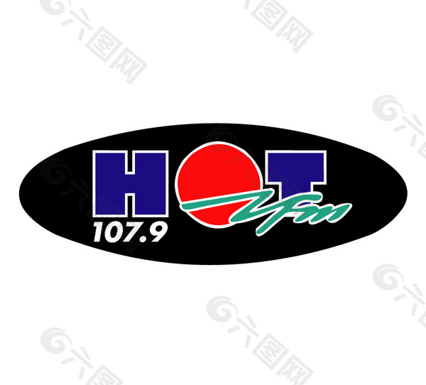 DMG HOT FM Rockhampton logo设计欣赏 DMG HOT FM Rockhampton下载标志设计欣赏