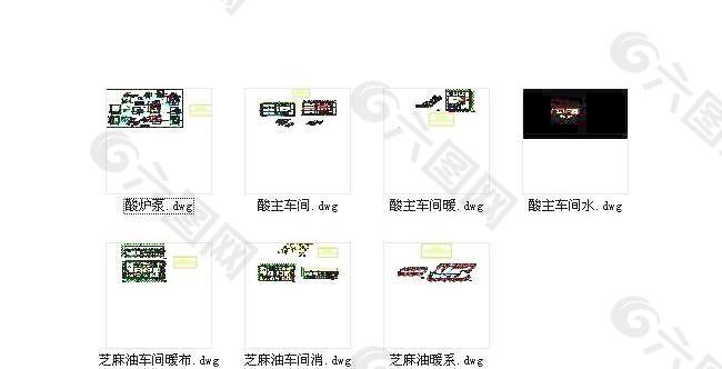 某市大型车间采暖施工设计图