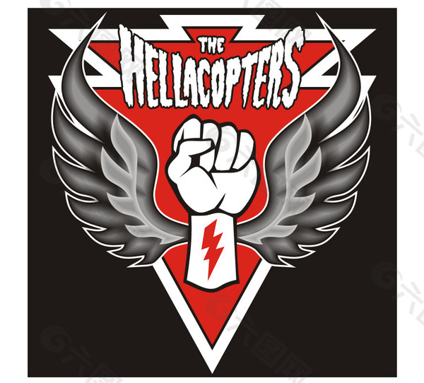 The_Hellacopters(1) logo设计欣赏 The_Hellacopters(1)CD公司LOGO下载标志设计欣赏