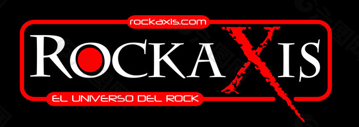 Rockaxis logo设计欣赏 Rockaxis唱片公司标志下载标志设计欣赏