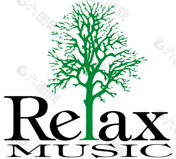 Relax_Music logo设计欣赏 Relax_Music唱片公司标志下载标志设计欣赏