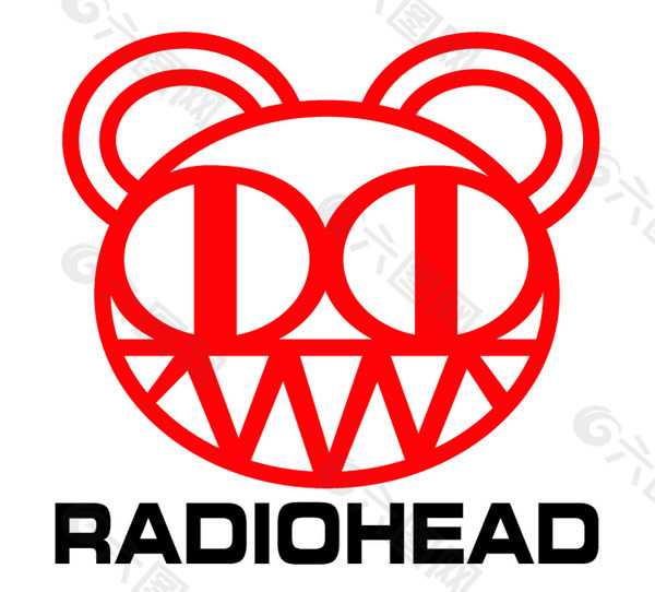 Radiohead(1) logo设计欣赏 Radiohead(1)CD LOGO下载标志设计欣赏