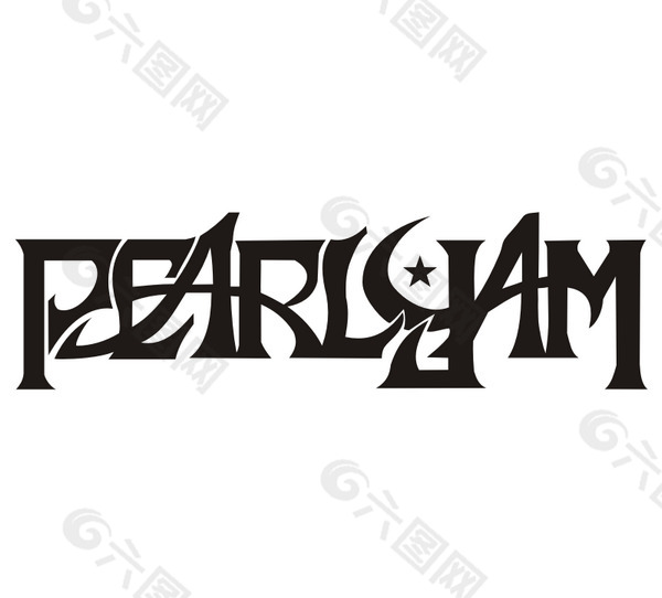 Pearl_Jam_logo_2005_1 logo设计欣赏 Pearl_Jam_logo_2005_1CD标志下载标志设计欣赏