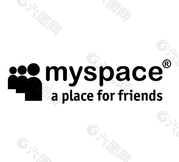 MySpace logo设计欣赏 MySpaceCD唱片标志下载标志设计欣赏