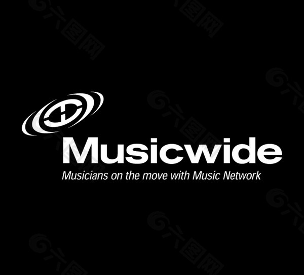 Musicwide logo设计欣赏 MusicwideCD唱片标志下载标志设计欣赏