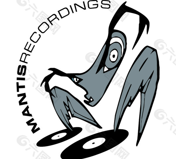 Mantis_Recordings logo设计欣赏 Mantis_Recordings唱片专辑标志下载标志设计欣赏