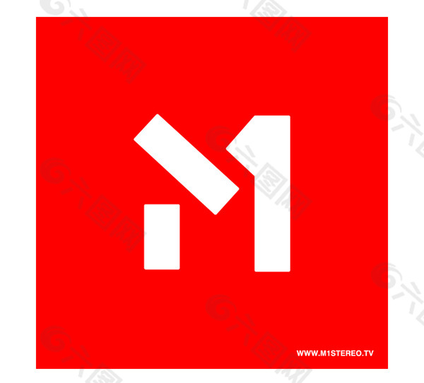 M1 logo设计欣赏 M1唱片专辑标志下载标志设计欣赏