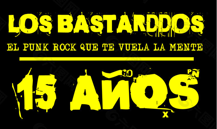 LOS_BASTARDDOS(2) logo设计欣赏 LOS_BASTARDDOS(2)唱片专辑标志下载标志设计欣赏