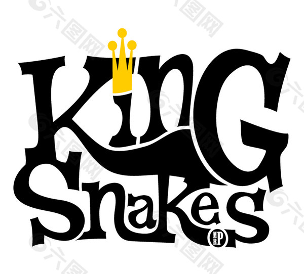 Kingsnakes logo设计欣赏 Kingsnakes音乐标志下载标志设计欣赏