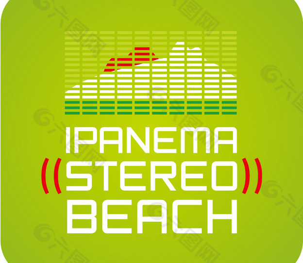 Ipanema_Stereo_Beach logo设计欣赏 Ipanema_Stereo_Beach音乐标志下载标志设计欣赏