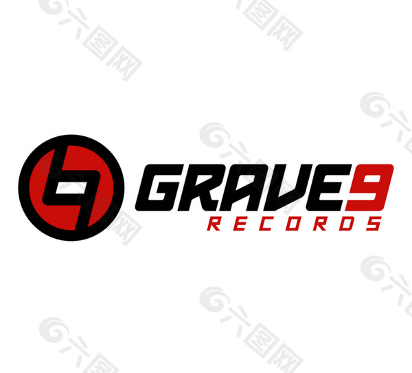 Grave_9_Records logo设计欣赏 Grave_9_Records音乐公司标志下载标志设计欣赏