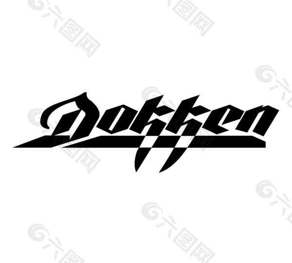 dokken logo設計欣賞 dokken搖滾樂隊標誌下載標誌設計欣賞