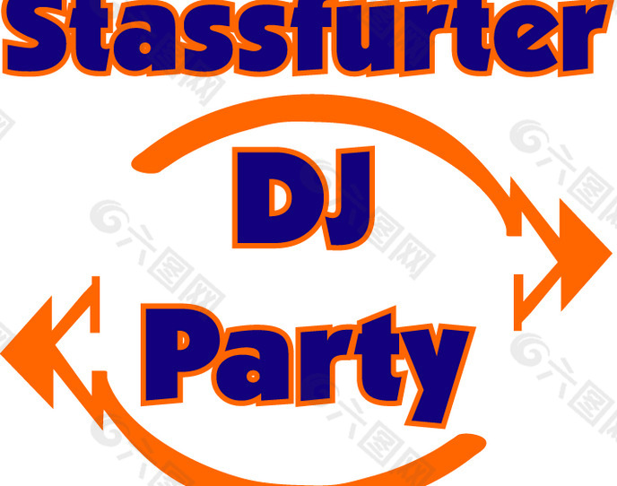 DJ_Party logo设计欣赏 DJ_Party摇滚乐队标志下载标志设计欣赏