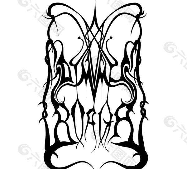 Dimmu_Borgir(1) logo设计欣赏 Dimmu_Borgir(1)摇滚乐队标志下载标志设计欣赏