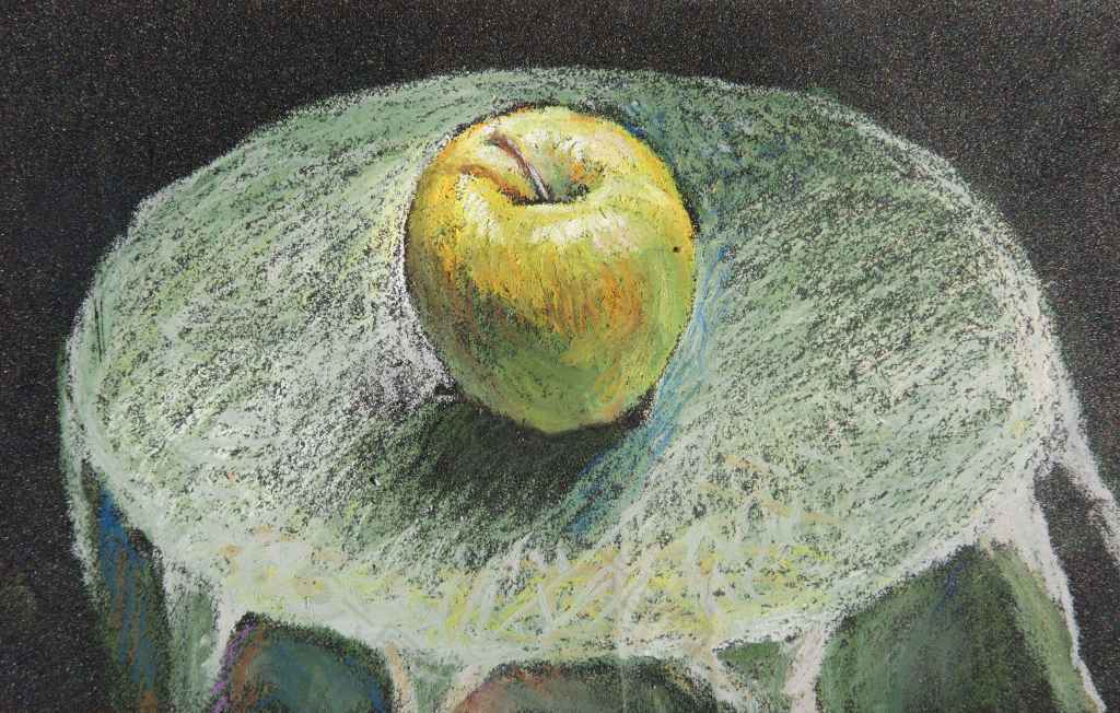一只苹果油画