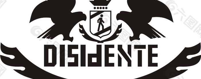 disidente1 logo设计欣赏 disidente1摇滚乐队标志下载标志设计欣赏
