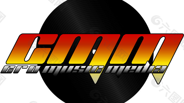 Cro_Music_Media logo设计欣赏 Cro_Music_Media音乐相关LOGO下载标志设计欣赏