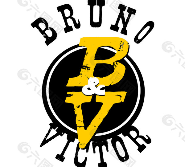 bruno_and_victor logo設計欣賞 bruno_and_victor樂隊logo下載標誌