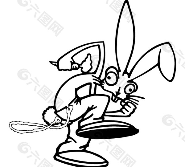 Blink_182_Bunny logo设计欣赏 Blink_182_Bunny乐队标志下载标志设计欣赏