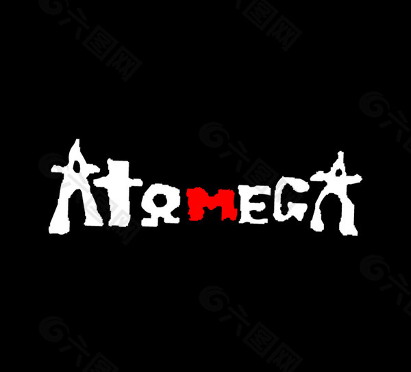 AtomegA logo设计欣赏 AtomegA唱片公司LOGO下载标志设计欣赏
