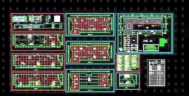 三层办公楼建筑施工设计图纸