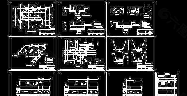 某水厂扩建工程设计施工图