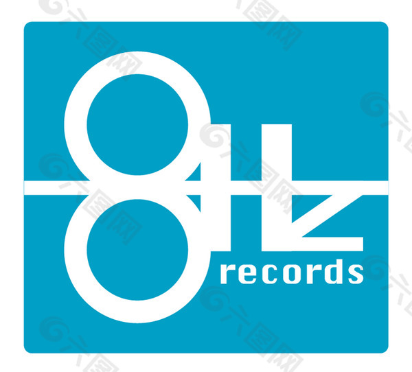 8hz_records logo设计欣赏 8hz_records唱片公司标志下载标志设计欣赏