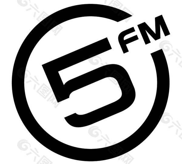 5FM logo设计欣赏 5FM唱片公司标志下载标志设计欣赏