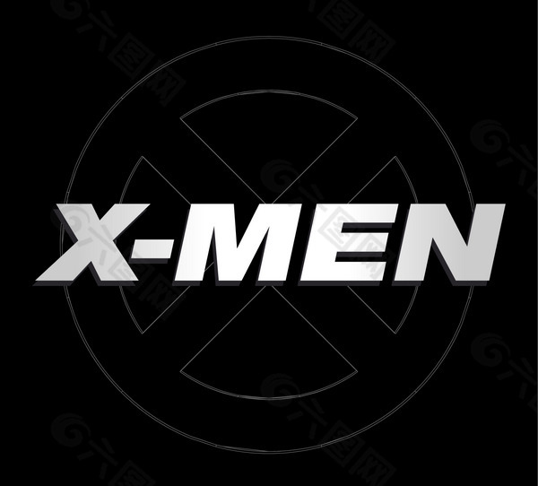 X-Men logo设计欣赏 X-Men好莱坞电影LOGO下载标志设计欣赏